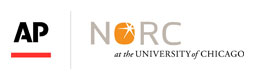 AP and NORC logos