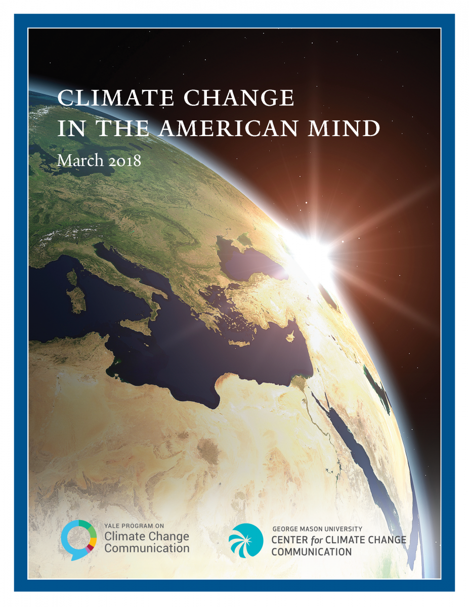 Climate Change in the American Mind: March 2018 cover