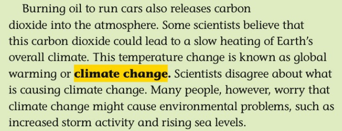 Excerpt from Pearson's textbook
