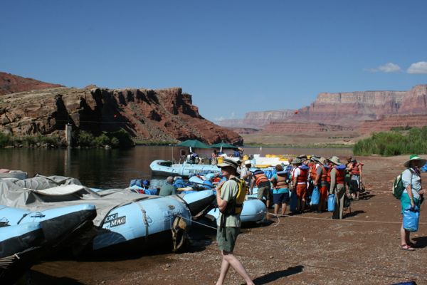 launching at Lee's Ferry