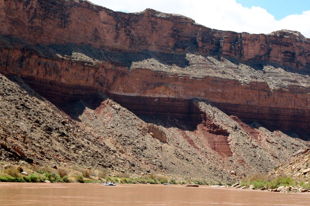 coconino sandstone overlying hermit formation