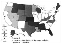 Figure 4: Treatment of evolution in 49 states and the District of Columbia
