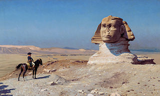 Jean-Léon Gérôme, Bonaparte Before the Sphinx