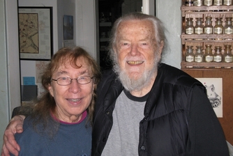 Walter R. Hearn (right) with his wife Virginia Hearn, via ASA.