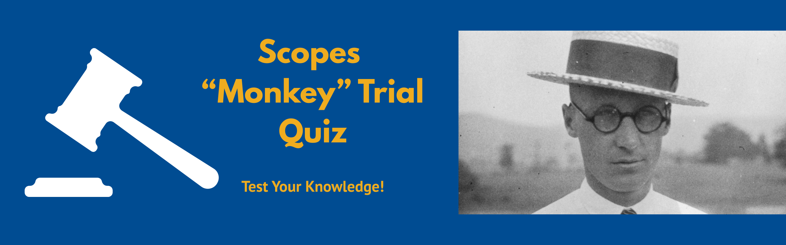 Scopes quiz banner.