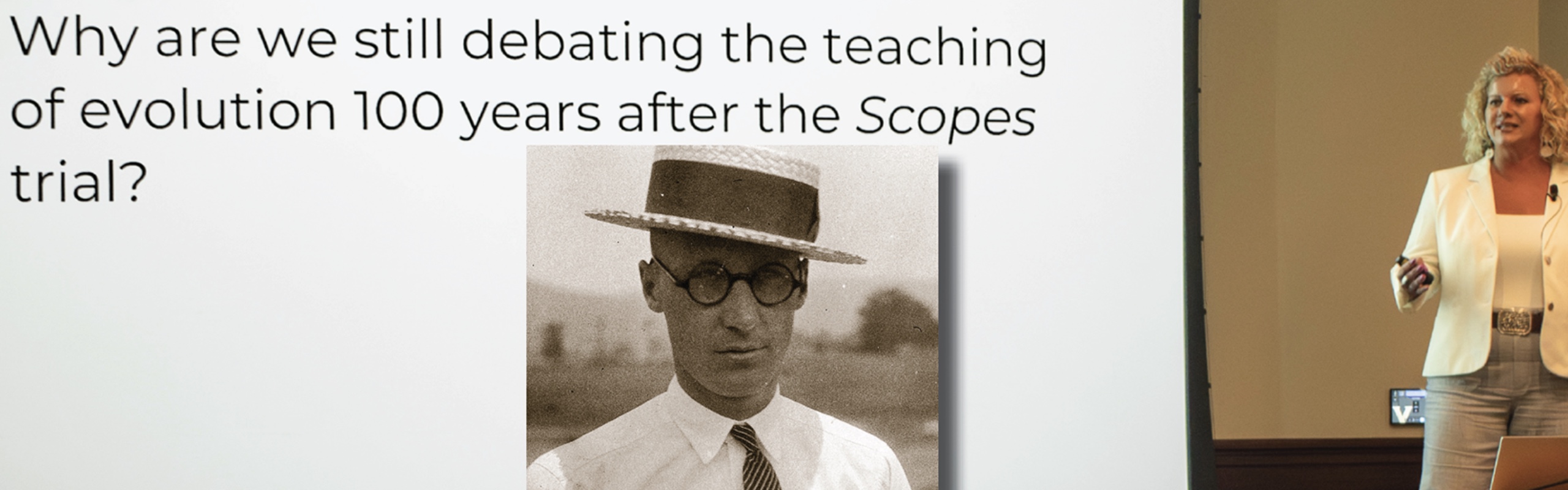 Why are we still debating the teaching of evolution 100 years after the Scopes trial?