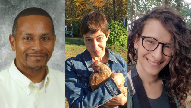 NCSE's Reginald Finley, Heather Grimes, and Cari Herndon
