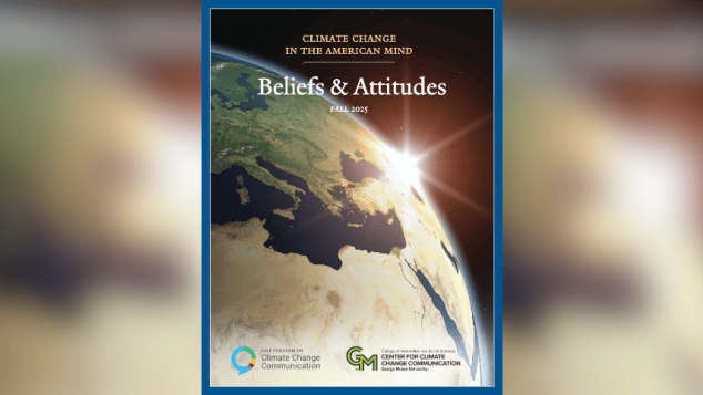 Climate Change in the American Mind Fall 2025 cover.