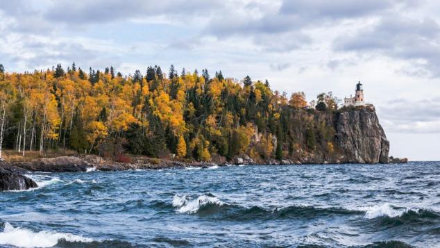 Split Rock Lighthouse on Lake Superior in Minnesota.