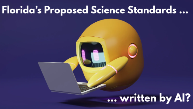 Robot typing on a laptop.