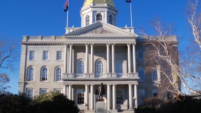 The New Hampshire State House.