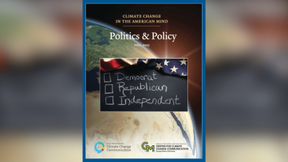 Climate Change in the American Mind Fall 2025 cover.