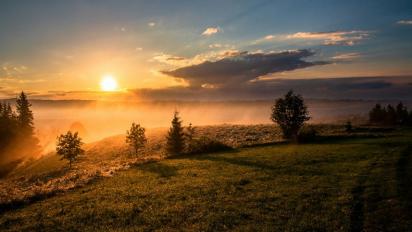 Sunrise.