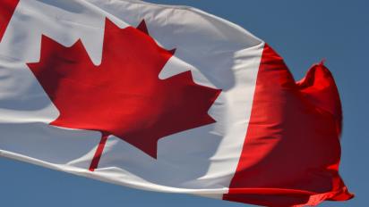 Canadian flag.