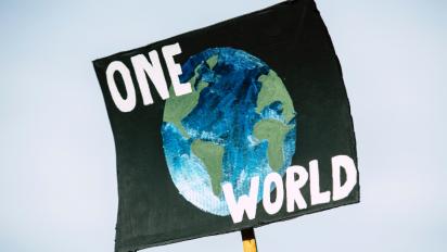 One World sign
