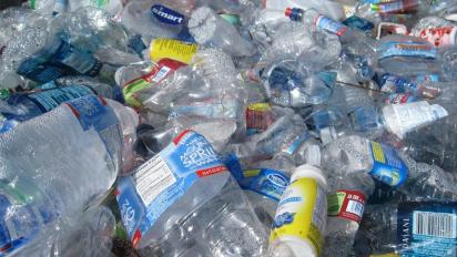 Plastic waste.