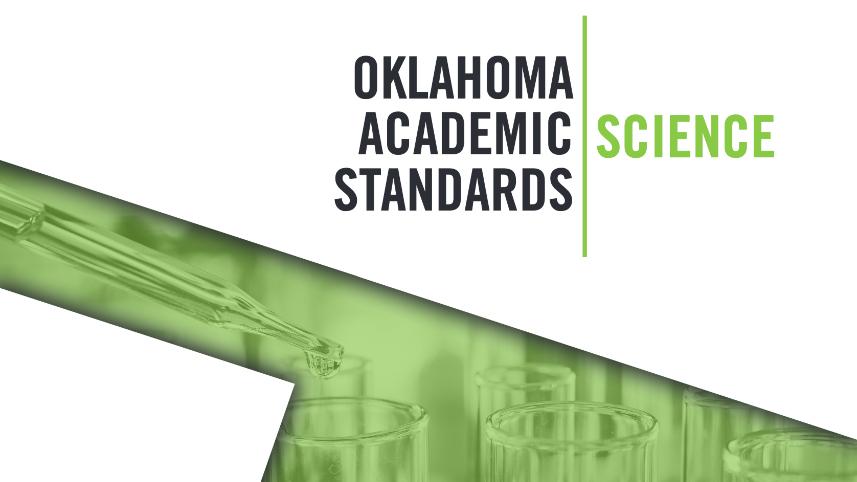 Oklahoma Science Standards document cover