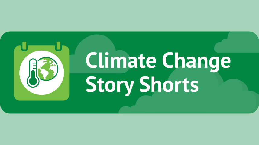 Climate Change Story Shorts icon.