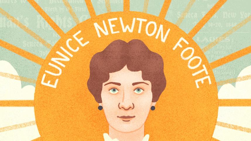 Portrait of Eunice Newton Foote.