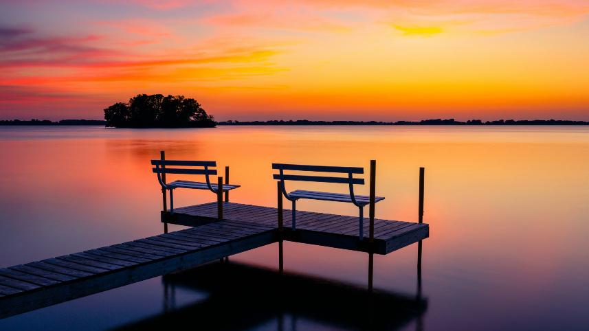 Beaver Dam Lake, Wisconsin.